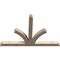Ekena Millwork Richland Smooth Timber Gable Bracket, Douglas Fir, 60"W x 40"H x 3 1/2"D x 3 1/2"F, 16/12 Pitch GBW060X40X0404RIC00SDF - alternate 5